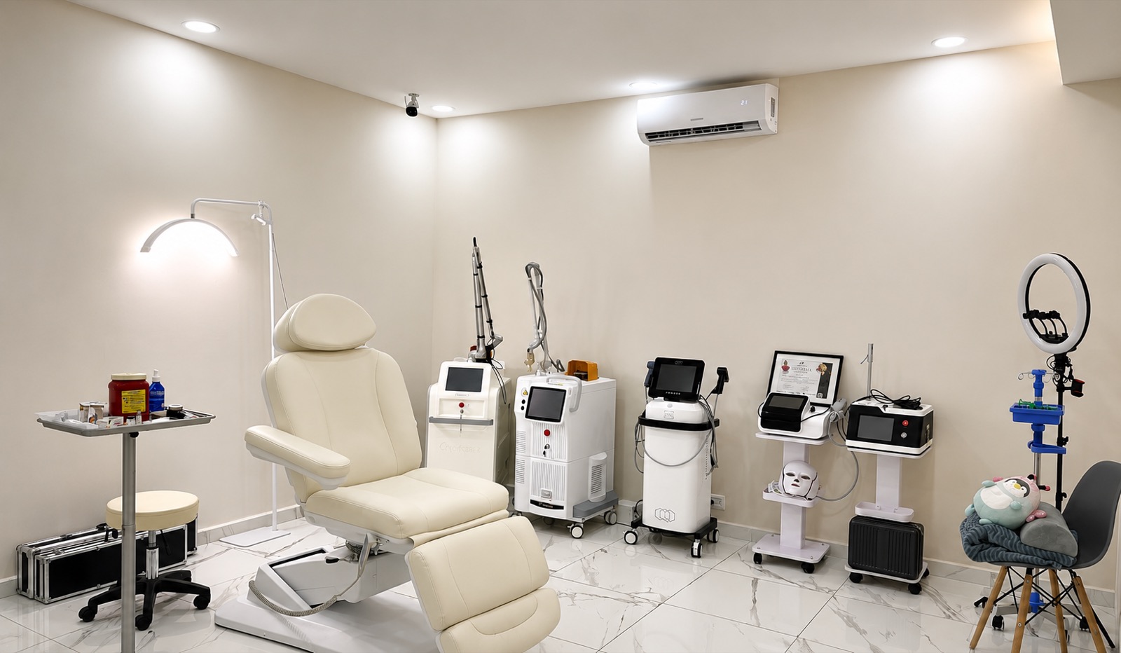 Interior of Coconut Botox Tulum — boutique aesthetic clinic in Tulum, Mexico