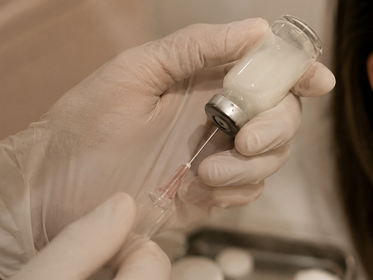 Collagen biostimulator preparation at Coconut Botox Tulum